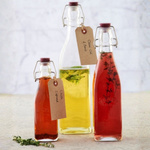 Kilner butelka kwadratowa Clip Top 1 l na sok i przetwory