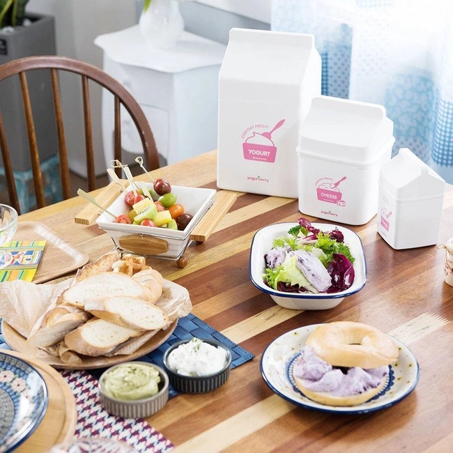 Wyciskarka wolnoobrotowa Hurom Zielony mat i Jogurtownica YogurBerry