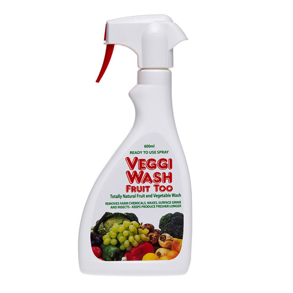 Veggi Wash naturalny płyn do mycia warzyw i owoców, spray 600M