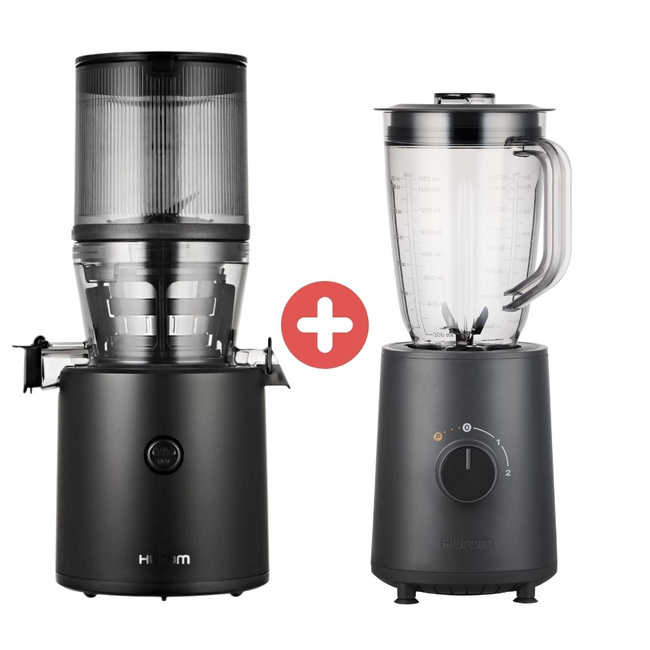 Wyciskarka Hurom H320N Matt Black + Blender Kielichowy Hurom BL-E01 3w1