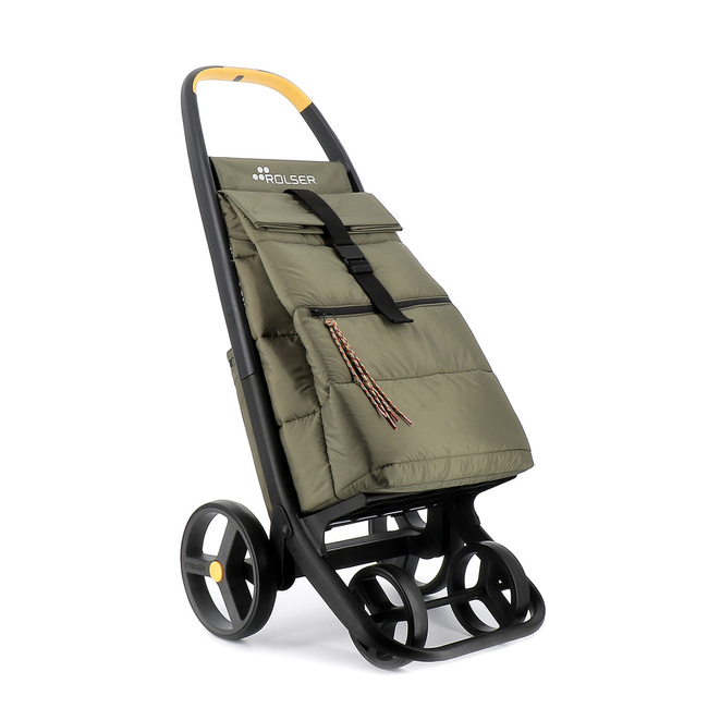 Rolser Clec Termo Polar 8 Plus wózek na zakupy z kieszenią termiczną, khaki