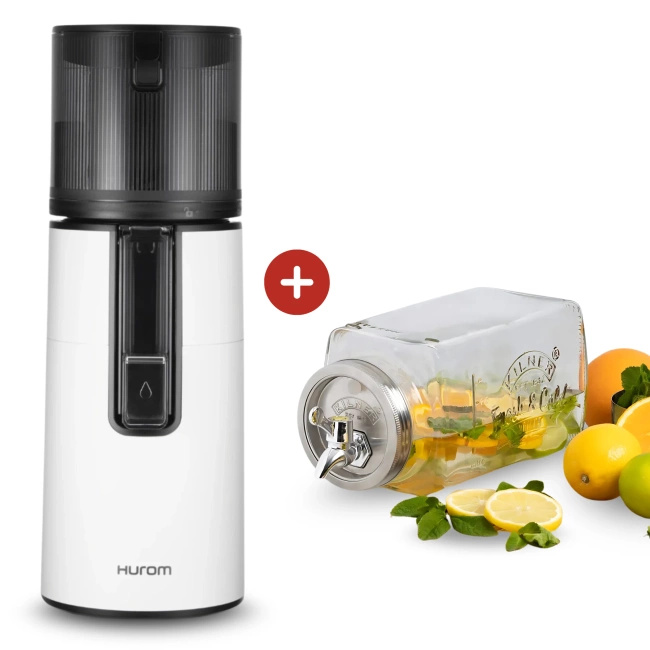 Zestaw Hurom E50 ST Porcelanowy Beż + Dystrybutor na napoje