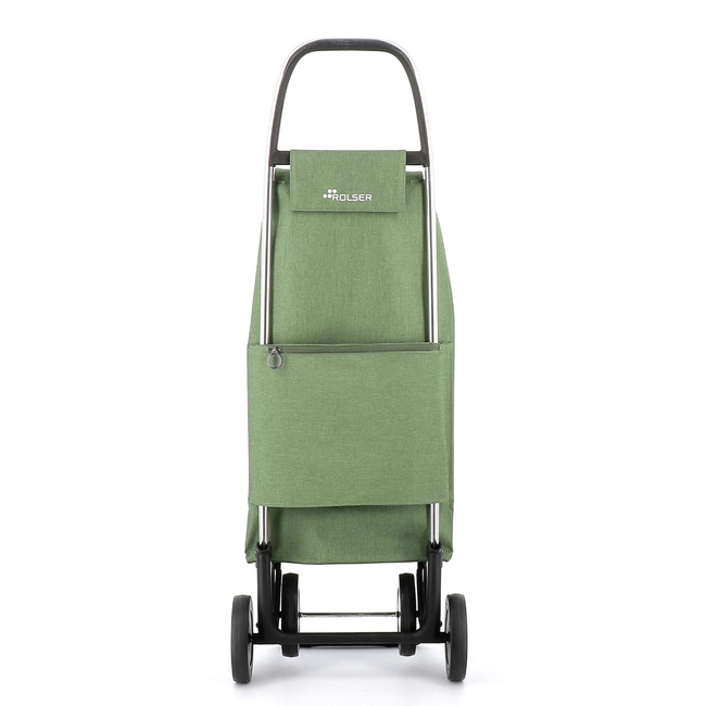 Rolser I-Max Tweed 4 wózek na zakupy 43 l, 2 lub 4 koła, zielony