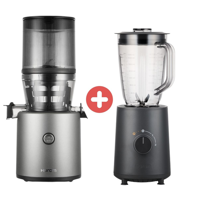 Wyciskarka Hurom H320N Titanium Grey + Blender Kielichowy Hurom BL-E01 3w1