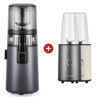 Zestaw Hurom H70 Easy - Tytanowy + Power Blender