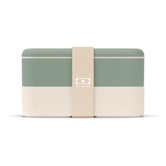 Monbento Original lunchbox bento 1 l, dwa poziomy, Natural Green