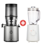 Wyciskarka Hurom H320N Titanium Grey + Blender Kielichowy Hurom BL-E01 3w1
