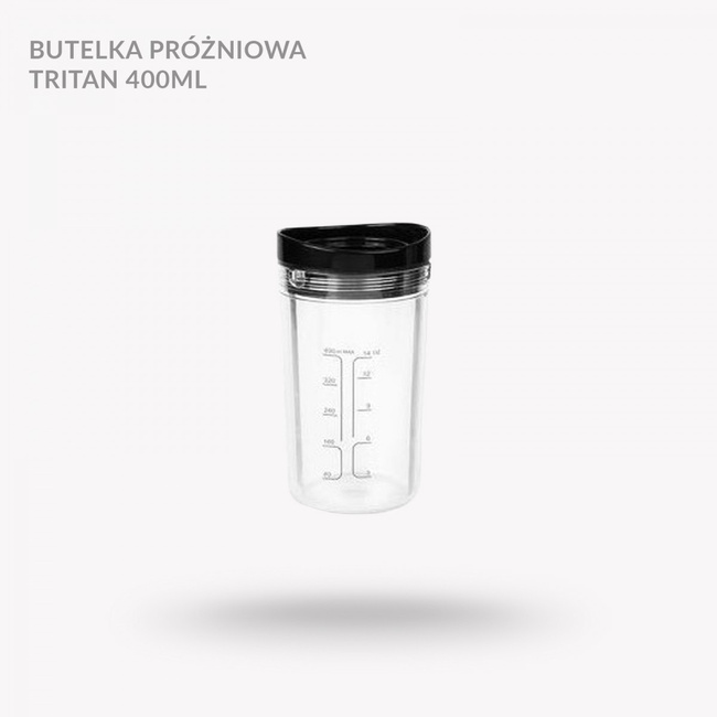 Wartmann butelka próżniowa na sok 400 ml z Tritanu, 2 pokrywki