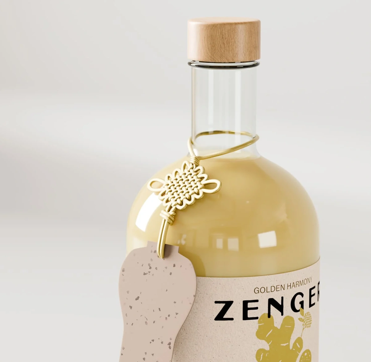 Imbirowy Shot – butelka z zawieszką dozującą