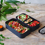Monbento Original lunchbox bento 1 l, dwa poziomy, Black Onyx