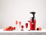 Hurom H100S - Slow Juicer - 5 second washing, innovative filters - red, H-100S-RBEA02