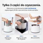 Carepod One, nawilżacz ultradźwiękowy ze stali nierdzewnej, do 46 m²