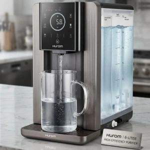 Hurom Water Purifier + Zestaw filtrów na 2 lata | Dystrybutor wody RO 4–95°C