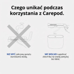 Carepod Mini, kompaktowy nawilżacz ultradźwiękowy ze stali nierdzewnej, do 32,5 m²