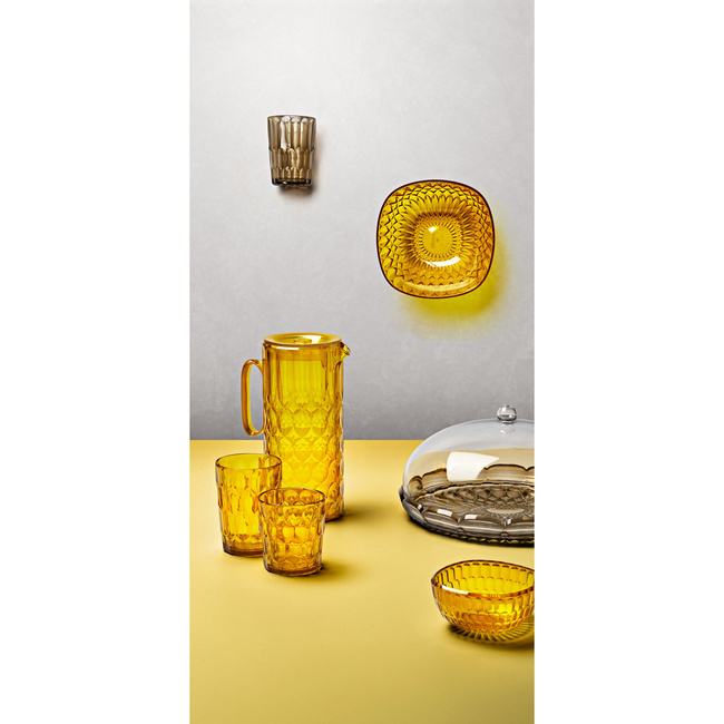 Guzzini wysoka szklanka 400 ml, przydymiona, wzór 2