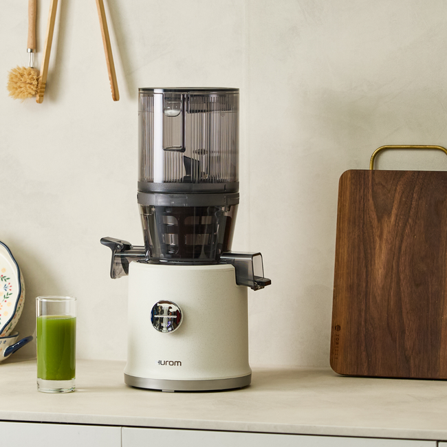 Hurom H80 ST - wyciskarka wolnoobrotowa do soków - biały marmur