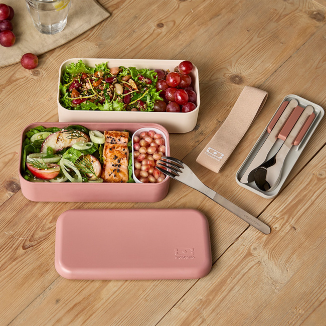Monbento Original lunchbox bento 1 l, dwa poziomy, Rosa Moka