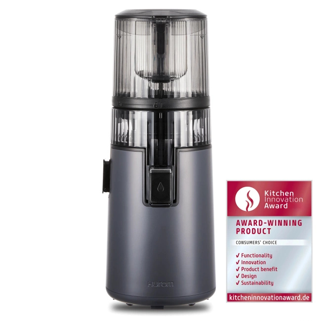 Wyciskarka Hurom H70 FT Tytanowa i Butelka na sok Smeg 500 ml