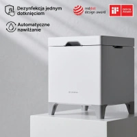 Carepod Cube Plus X50V, nawilżacz powietrza ze sterylizacją, chłodna i ciepła mgiełka, do 65 m²