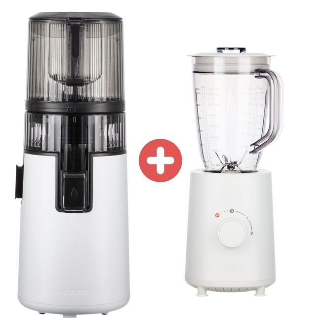 Wyciskarka Hurom H70 ST Easy Biała + Blender Kielichowy Hurom BL-E01 3w1