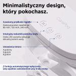 Carepod Mini, kompaktowy nawilżacz ultradźwiękowy ze stali nierdzewnej, do 32,5 m²
