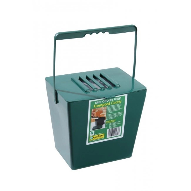 Bezzapachowy pojemnik na kompost Mini 5L – Garland + 6 filtrów węglowych