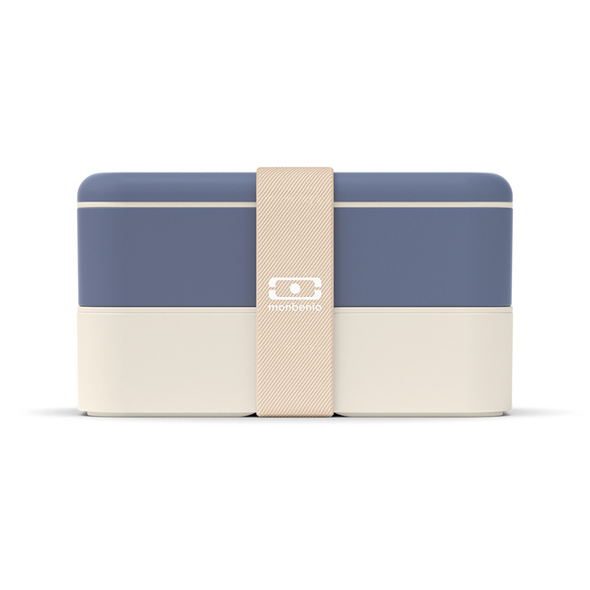 Monbento Original lunchbox bento 1 l, dwa poziomy, Blue Natural
