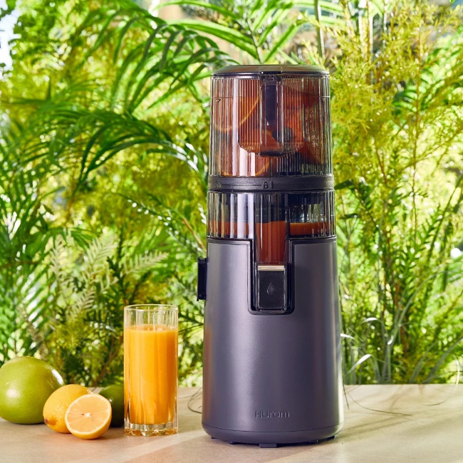 Wyciskarka Hurom H70 FT Easy Tytanowy + Blender Kielichowy Hurom BL-E01 3w1