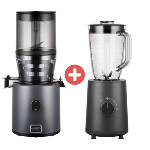 Hurom H330P Charcoal + Blender Kielichowy Hurom BL-E01 3w1