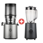 Wyciskarka Hurom H320N Titanium Grey + Blender Kielichowy Hurom BL-E01 3w1