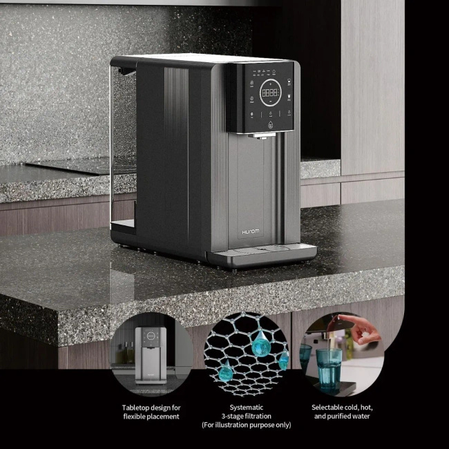 Hurom Water Purifier + Zestaw filtrów na 2 lata | Dystrybutor wody RO 4–95°C