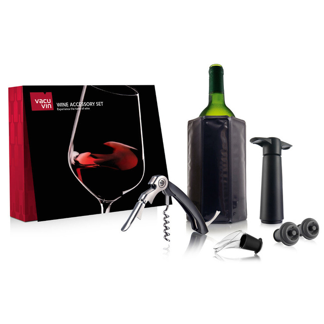 Zestaw akcesoriów do wina - VACU VIN