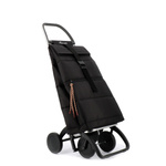 Rolser Big Polar 4 wózek na zakupy 44 l, 2 lub 4 koła, czarny