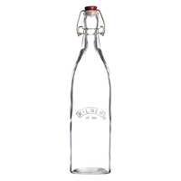Kilner butelka kwadratowa Clip Top 1 l na sok i przetwory