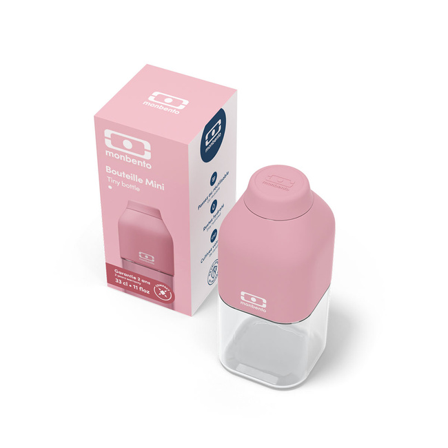 Monbento Positive S butelka 0,33 l na porcję soku, Pink