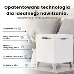 Carepod Cube Plus X50V, nawilżacz powietrza ze sterylizacją, chłodna i ciepła mgiełka, do 65 m²