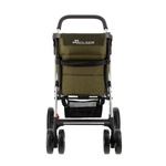Rolser Basket Freno Polar 4B2 wózek na zakupy z hamulcem, torba 58 l, khaki