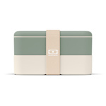 Monbento Original lunchbox bento 1 l, dwa poziomy, Natural Green