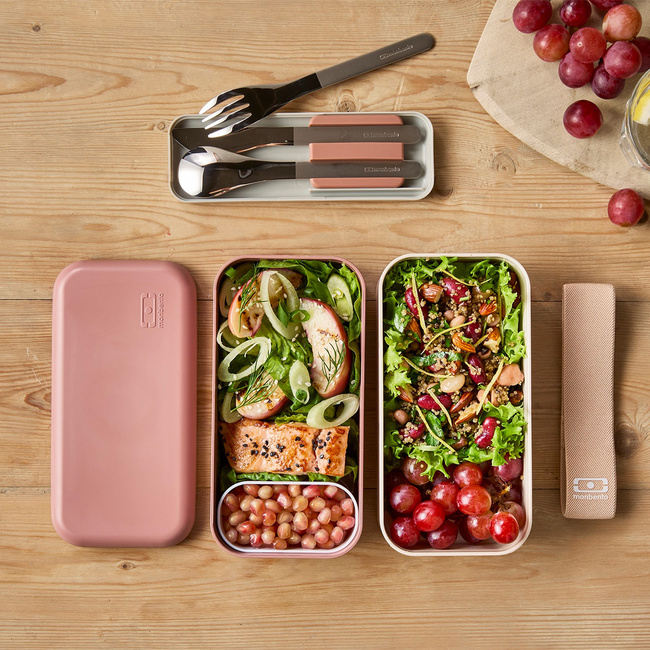 Monbento Original lunchbox bento 1 l, dwa poziomy, Rosa Moka