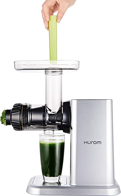 Hurom DU Chef horizontal slow juicer - multifunctional, silver, GI-SBE08