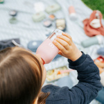 Monbento Positive S butelka 0,33 l na porcję soku, Pink