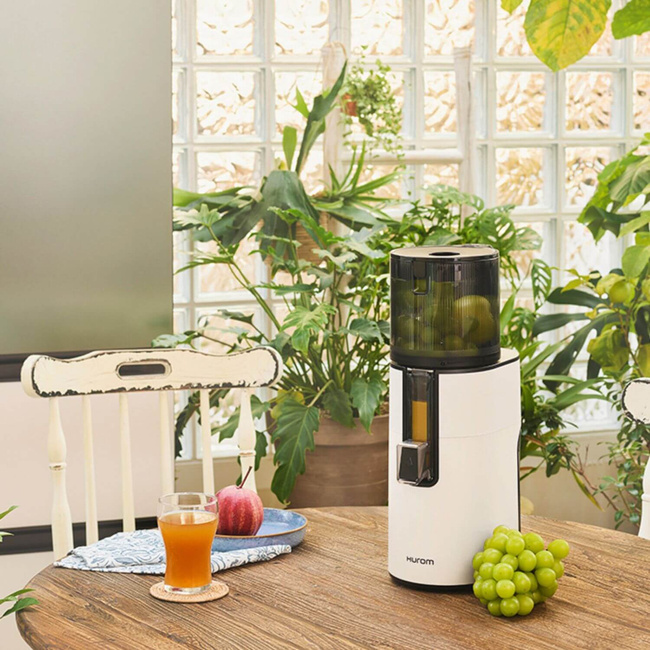 Wyciskarka Hurom H400 Biały mat + Blender Kielichowy Hurom BL-E01 3w1